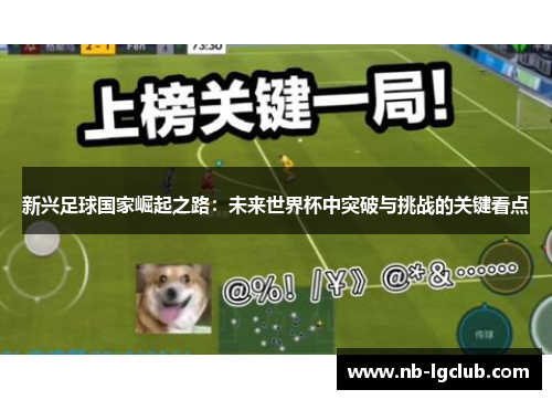 新兴足球国家崛起之路：未来世界杯中突破与挑战的关键看点